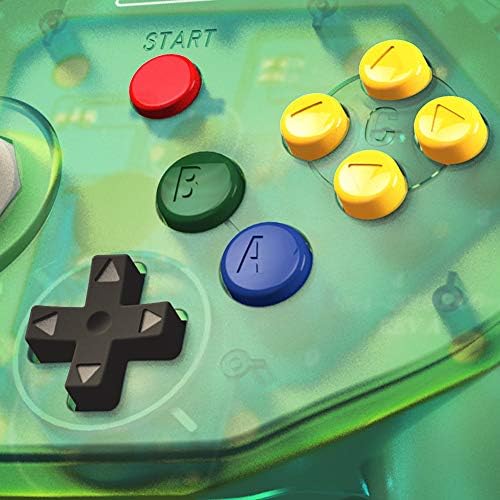 Жичен контролер N64 в ретро стил Tribute 64 за Nintendo 64 - Оригинален порт - (Зелената гора)