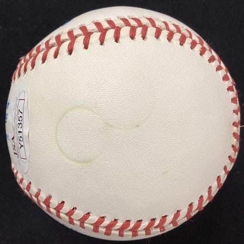 Тед Уилямс Подписа Бейзболен топката Боб Браун Boston RedSox С Автограф за The Kid JSA 1 - Бейзболни топки с автографи
