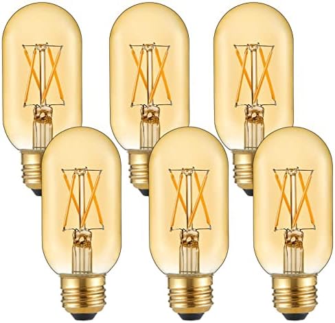 LiteHistory Led Лампа E26 Капацитет 6 W, Еквивалентна Лампа E26 мощност 60 W, Топло Бяла 2200 Към Тъмната Лампа E26 Edison с регулируема