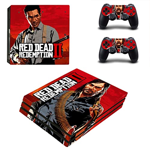 Стикер на корицата на играта GRed Deadf И обратно изкупуване PS4 или PS5 За конзолата PlayStation 4 или 5 и 2 Контролери Vinyl Стикер