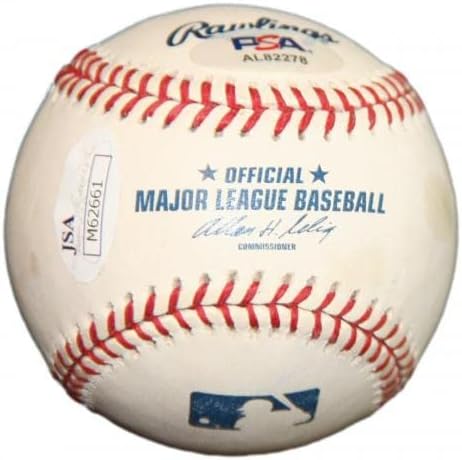 Питчеры йорк Янкис Perfect Game С автограф OML Baseball Auto Cone Wells Larsen PSA/ Бейзболни топки с ДНК-Автограф