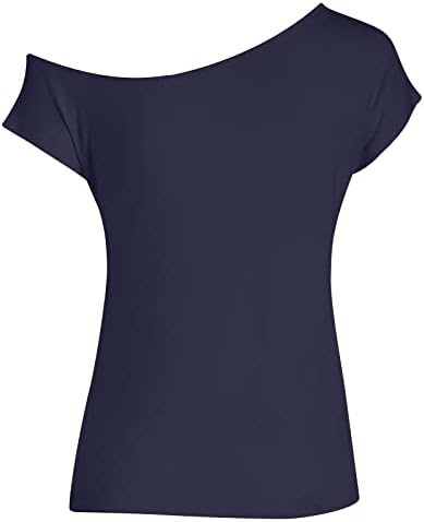 Yubnlvae Модерни Ежедневни Блузи с Дълъг Ръкав, Летни Дишащи Свитшоты Свободно Намаляване с Кръгло Деколте за Жени, Графична Мода