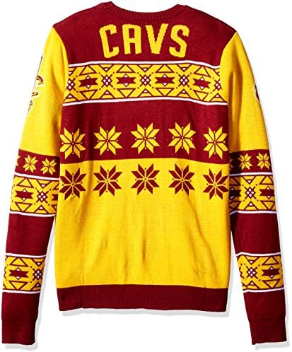 Пуловер с кръгло деколте и Голяма Лого Cleveland Cavaliers Double Extra Large