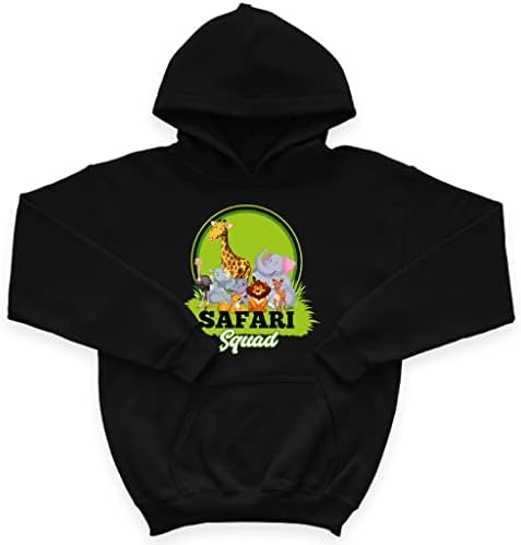 Детска hoody от порести руно Safari Animal - Детска hoody Safari Squad - Скъпа hoody с животни за деца