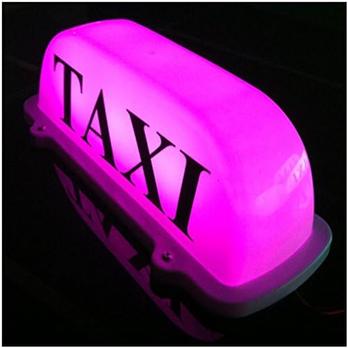 Горната светлина таксита / Нова led Знак на Такси на покрива 12V с Магнитна основа, лилаво вариант на Автомобилния водоустойчива куполна