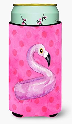 Caroline's Treasures BB8259TBC Flamingo Floaty Розов цвят На Точки За Обнимашек за Високи Момчета, Калъф за Обнимашек с охлаждащ ръкав, Може да се Пере В Кола, Калъф за Обнимашек За напит?
