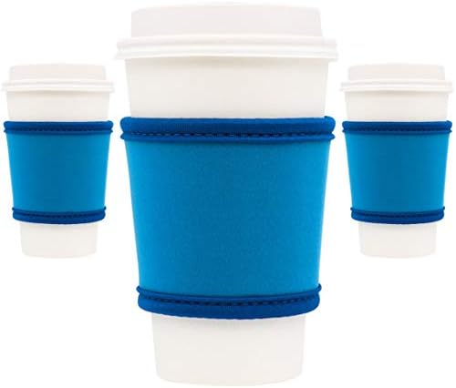 Ръкави за кафе чаши – за Многократна употреба ръкави за кафе и чай с високо качество неопреновой изолация – Най-подходящи за чаши с обем