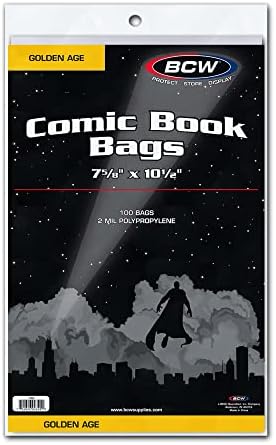 Чанти за комикси BCW Golden Age и Подкладочные на борда - 100 карата