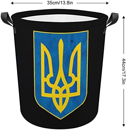 Реколта кош за бельо на Стопанските Украйна, Сгъваема Висока Кошница за Дрехи с Дръжки, Чанта За съхранение