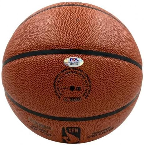 Лари Бърд Бостън Селтикс Подписа баскетболен договор с Уилсън NBA PSA ITP - Баскетболни топки с Автографи