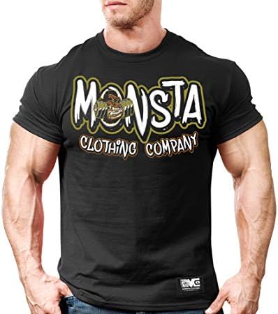 Мъжки t-shirt Monsta Clothing Co. за занимания с бодибилдинг (Кинг Конг) и фитнеса във фитнеса