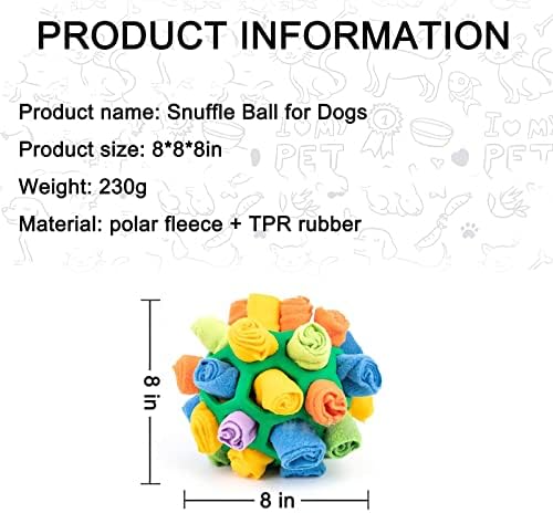 Снаффл-топка Vingtank за кучета, Сгъваема играчка за дресура на кучета, Експанзионистична Естествени умения за Получаване на храна, Преносима