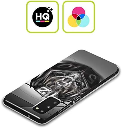 Дизайн на своята практика за главата Официално лицензиран Стенли Морисън Dragon Игри със Зарове Черно-бял Мек Гелевый калъф, Съвместим с Samsung Galaxy S21 Ultra 5G