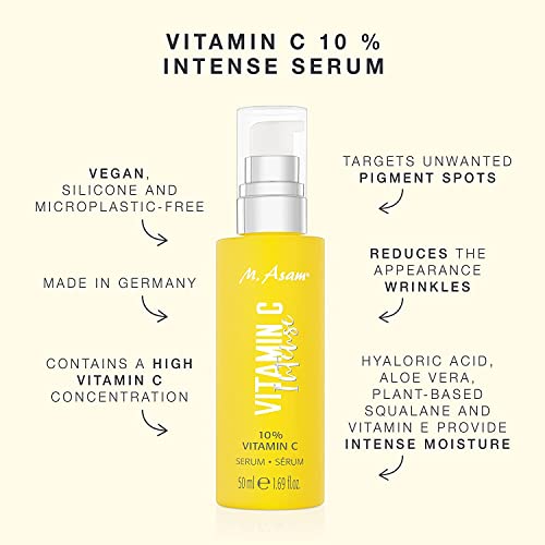M. Asam Vitamin C 10% Интензивен серум за лице – Высококонцентрированная серум с витамин С за почистване на порите и даване на лицето