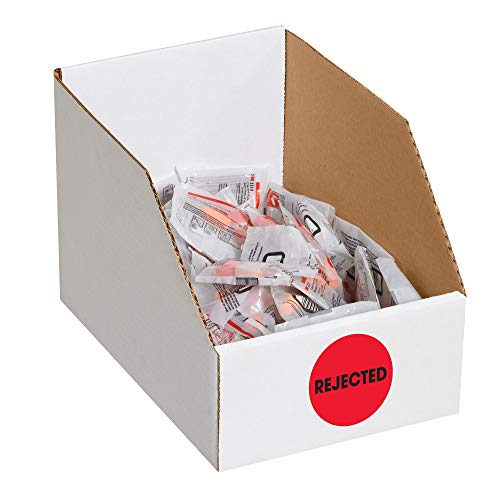 Етикети Partners Търговска марка PDL1263 Tape Logic Labels, Отхвърлени , Кръг 2 инча, флуоресцентно червено (опаковка от 500 броя)