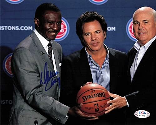 Дуейн Кейси подписала Снимка 8x10 С автограф на PSA/DNA Detroit Pistons - Снимки на НБА с автограф