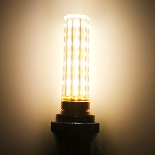 Lxcom Lighting E12 20 W светодиодна крушка за царевица, 4 опаковки - 2835 SMD 88 светодиоди, което е равно на 180 W, 3000 K, warm white