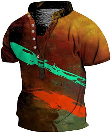 Тениски SAXIGOL Western Aztec, Мъжки Тениски С V-образно деколте, Етнически Принтом, Графични Блузи и Ризи с копчета, Летни Блузи 2023