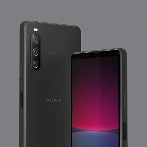 Смартфон Sony Xperia 10 IV с две SIM-карти, 128 GB ROM + 6 GB RAM (само GSM | без CDMA) с фабрично разблокировкой 5G (черен) - Международната