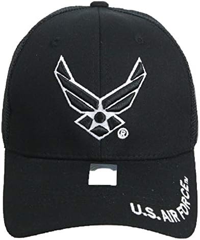 Бейзболна шапка на военновъздушните сили на САЩ Флаг на САЩ Военен Камуфлаж на военновъздушните сили на САЩ Официален Лицензиран шофьор на камион Памук