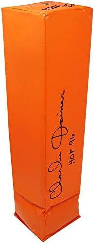 Футболен пилон Charlie Joiner с автограф Orange endzone тя Football Pylon w/HOF'96 - Футболни топки с автографи