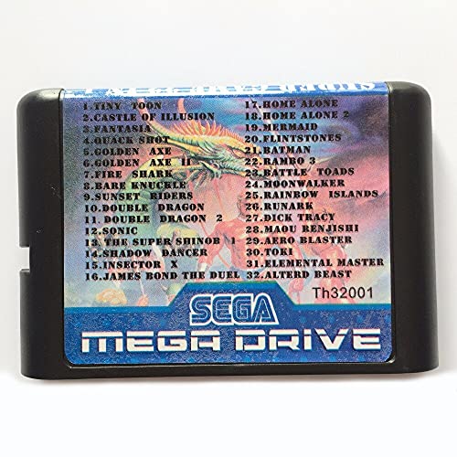 Мультиигровой касета Samrad 32 в 1 за 16-битово Sega Mega Drive/Genesis (обвивка EUR)
