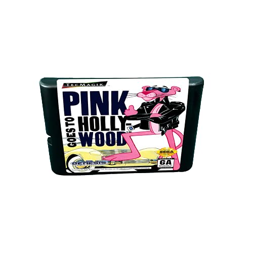 Aditi Pink Преминава към Holly Wood - 16-битов игри касета MD конзола за MegaDrive Genesis (калъф за САЩ и ЕС)