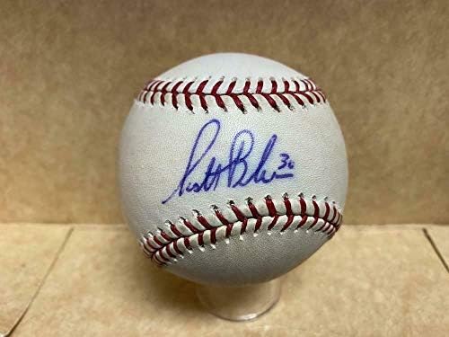 Скот Бейкър Миннесотские Близнаци С Автограф M. l. Baseball W / Coa - Бейзболни топки с автографи